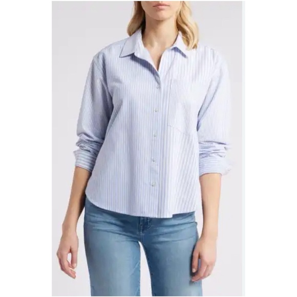 Talbots Wrinkle Resistant women casual button shirt100%cotton - Picture 1 of 9